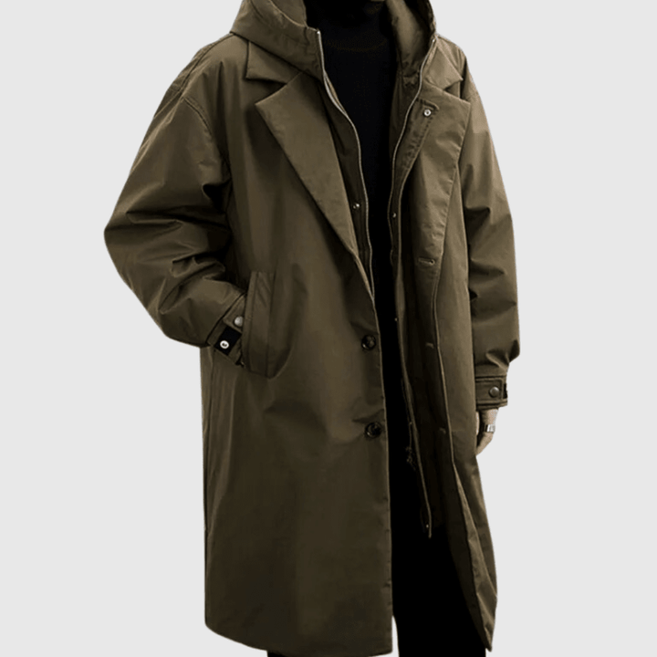 Gage Men's Waterproof Hooded Raincoat