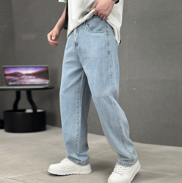 Jericho Men's Wide Fit Straight Leg Jeans
