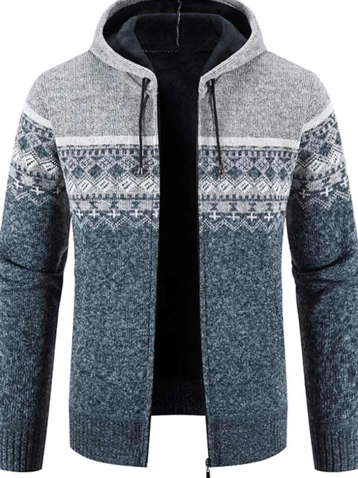 Forrest Men's Winter Hooded Zip Jacket