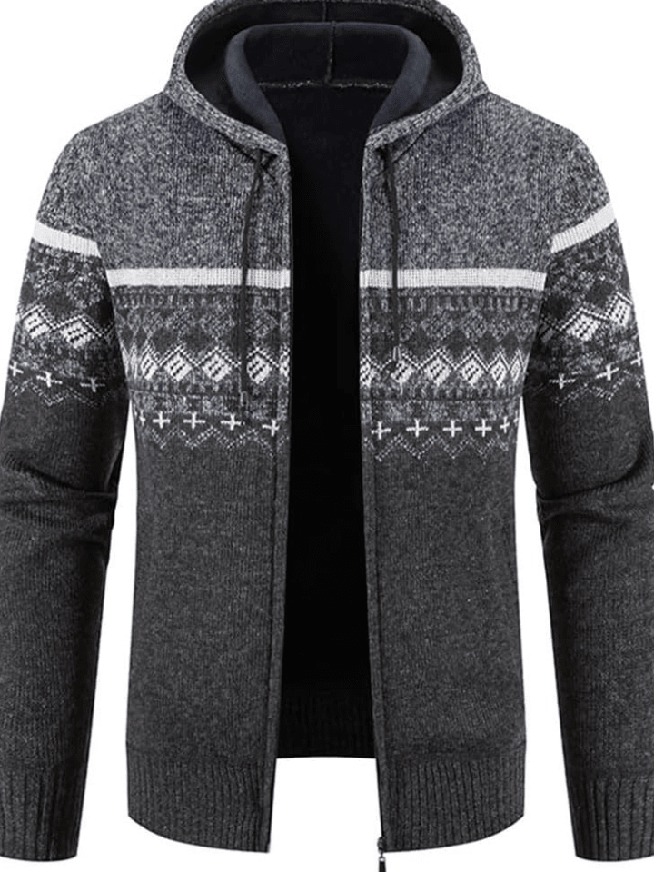 Forrest Men's Winter Hooded Zip Jacket