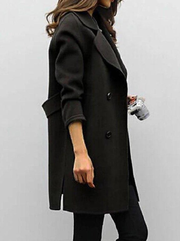 Annora Women's Classic Lapel Winter Coat