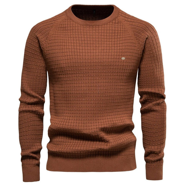 Kian Men's Textured Long-Sleeve Winter Jumper