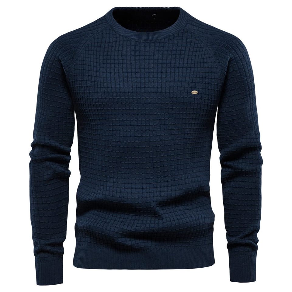 Kian Men's Textured Long-Sleeve Winter Jumper