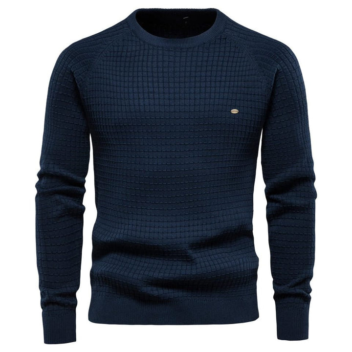 Kian Men's Textured Long-Sleeve Winter Jumper