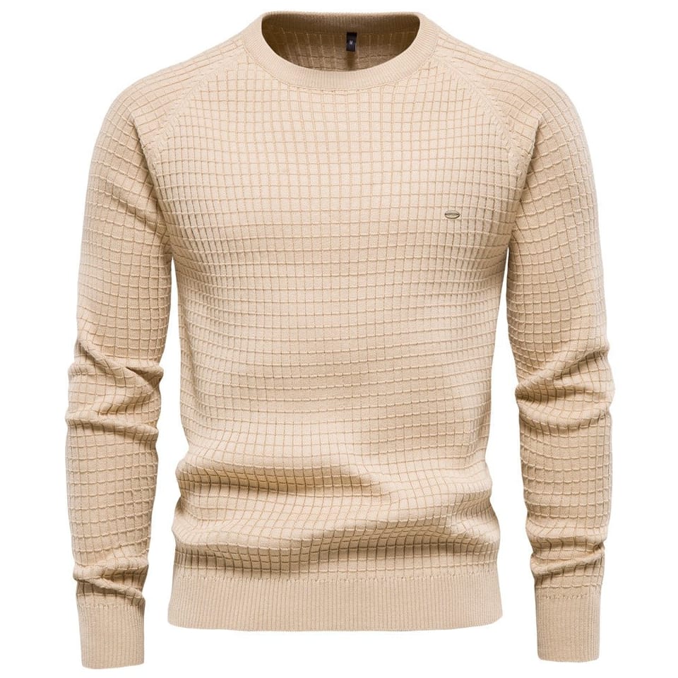 Kian Men's Textured Long-Sleeve Winter Jumper