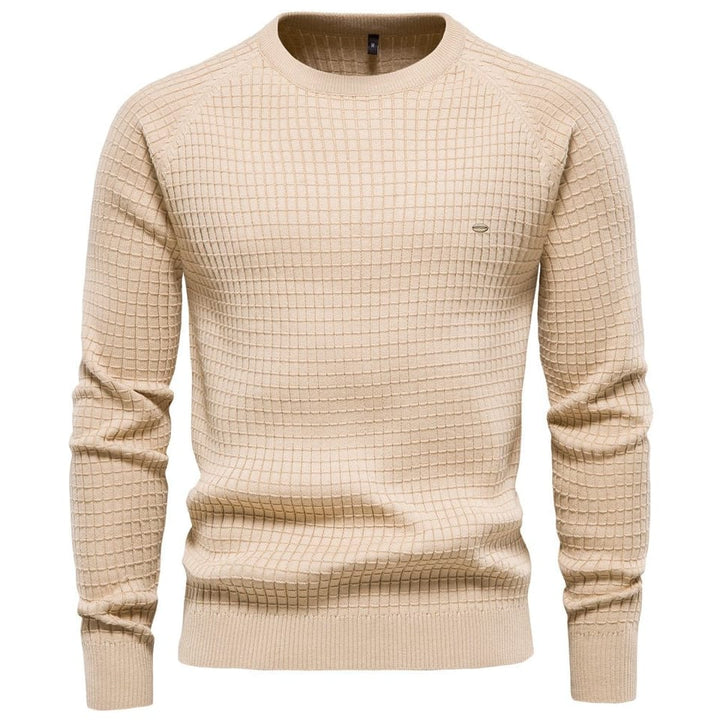 Kian Men's Textured Long-Sleeve Winter Jumper