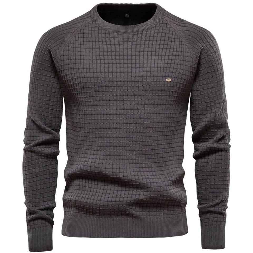 Kian Men's Textured Long-Sleeve Winter Jumper