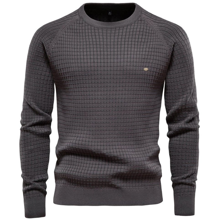 Kian Men's Textured Long-Sleeve Winter Jumper