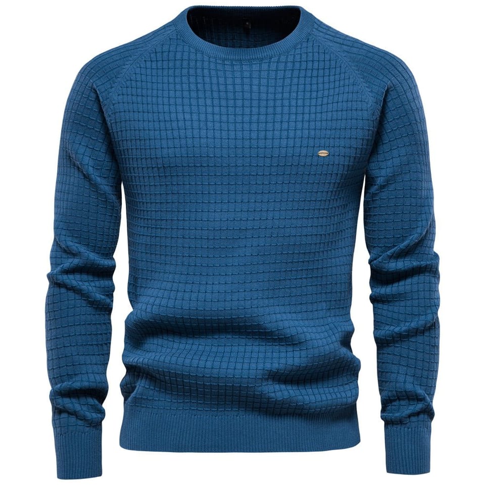 Kian Men's Textured Long-Sleeve Winter Jumper
