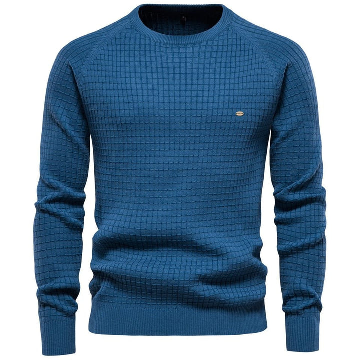 Kian Men's Textured Long-Sleeve Winter Jumper
