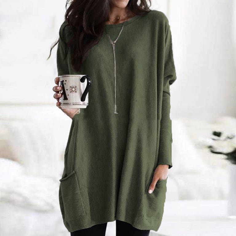 Miriam Women's Long-Line Pullover Jumper