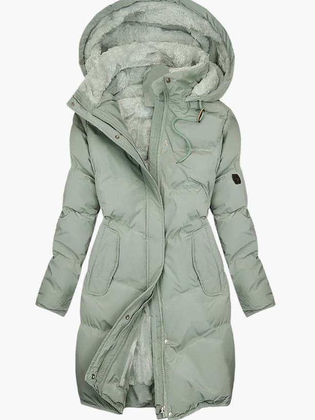 Etta Women's Long Hooded Faux-Fur Winter Coat