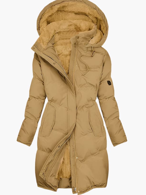 Etta Women's Long Hooded Faux-Fur Winter Coat