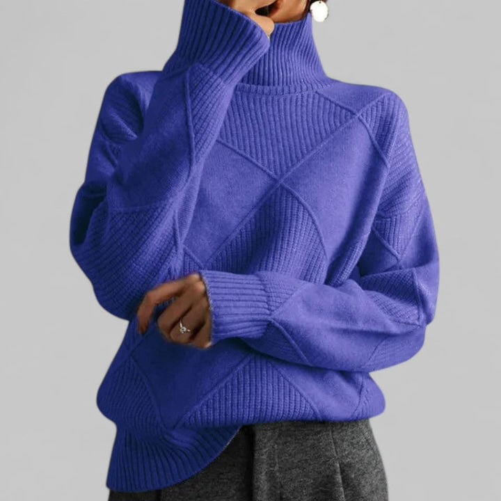 Nora Women's Loose Roll-Neck Jumper