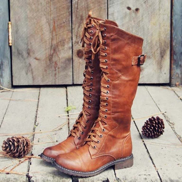 Laurel Women's High Lace-Up Riding Boots