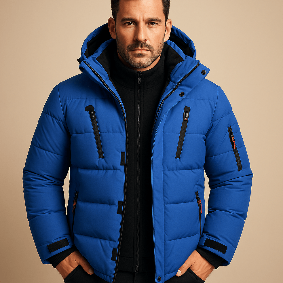 Harlan Men's Robust Thick Winter Jacket with Zip