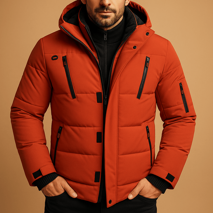 Harlan Men's Robust Thick Winter Jacket with Zip