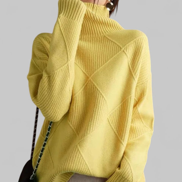 Nora Women's Loose Roll-Neck Jumper
